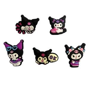 New! 5 Kuromi Croc/Shoe Charms